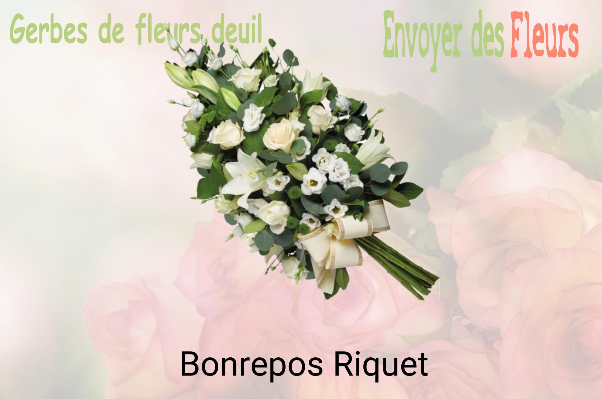 Gerbe de fleurs de deuil livrée à Bonrepos-Riquet
